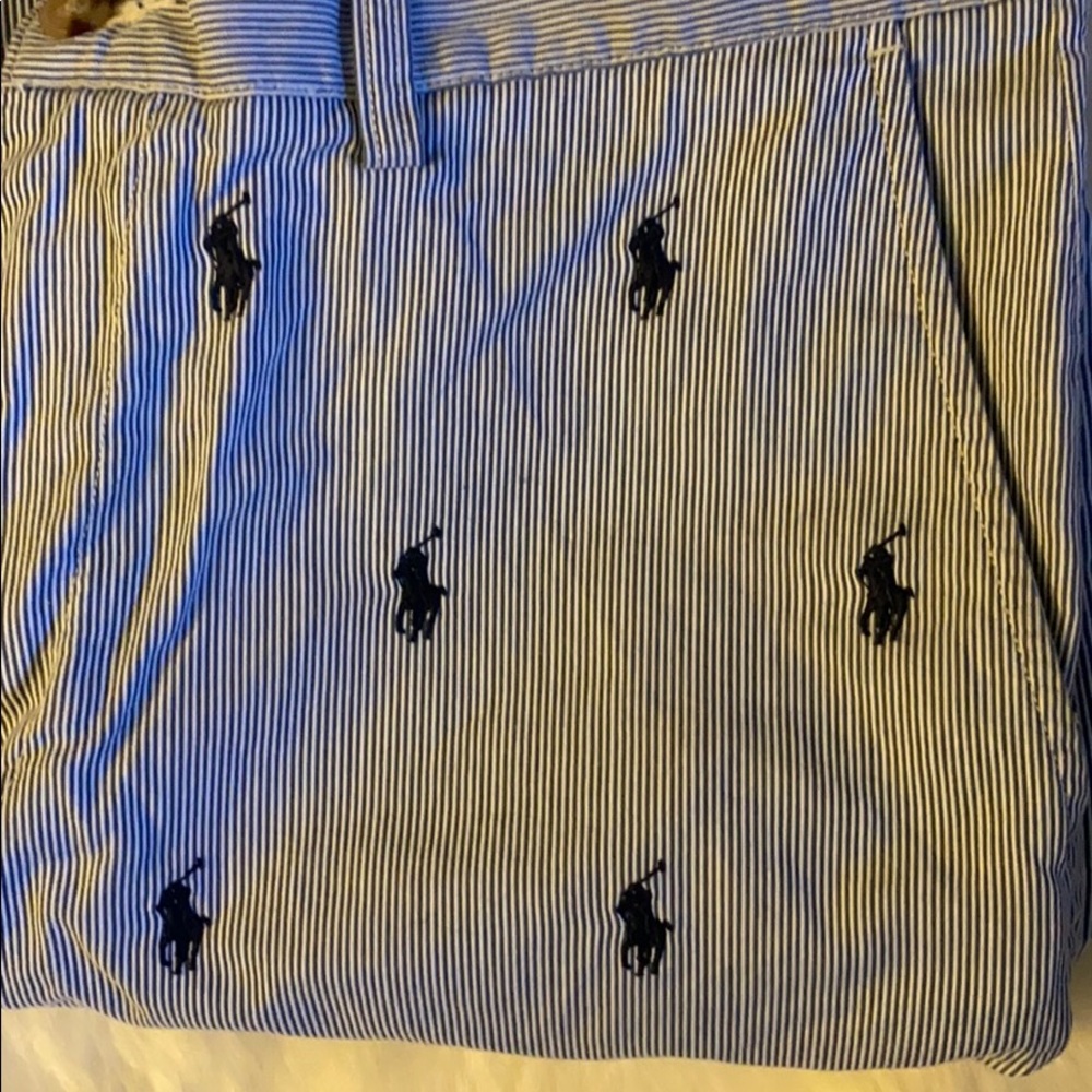 SOLD Polo Ralph Lauren Pony Crest Seersucker short - Picture 6 of 6